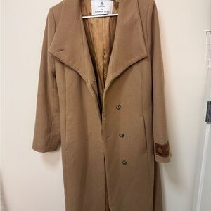 Aritzia Babaton Tan Connor Coat
